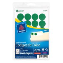 ETIQUETAS CIRCULARES VERDES...