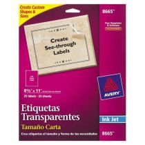 ETIQUETAS TAMAÑO CARTA...
