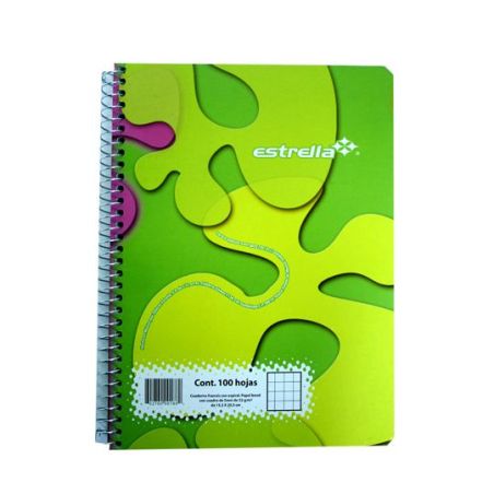 Cuaderno forma francesa de cuadro chico 10 Piezas