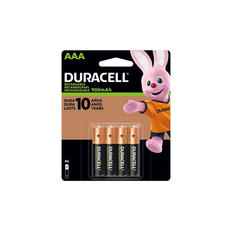 Pila Recargable Aaa Duracell 41333031187p Paquete C/4pzs